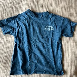 Zara boys blue t shirt size 4-5